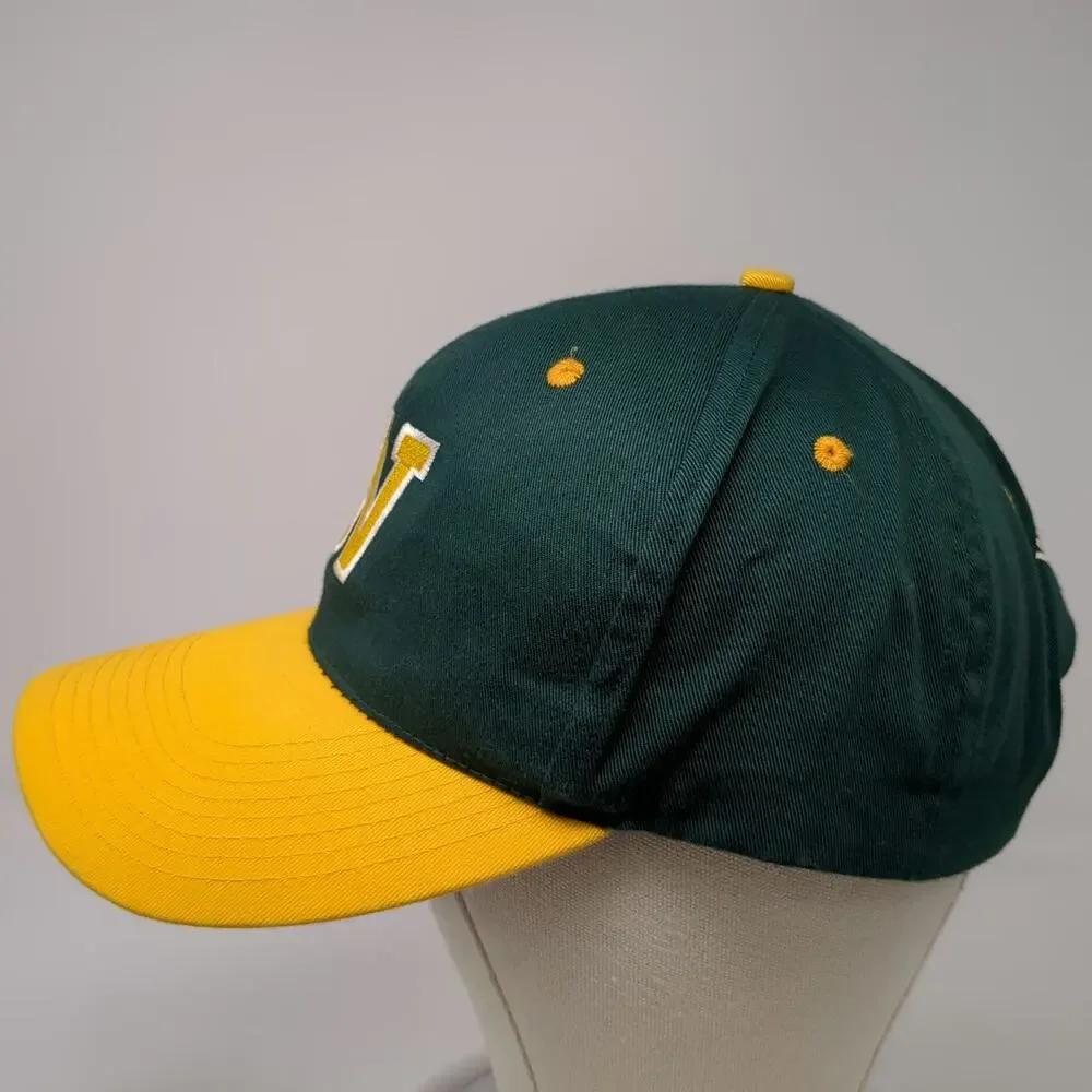 Foremost Athletic Snapback Hat Green Yellow L Wethersfield Embroidered W Logo